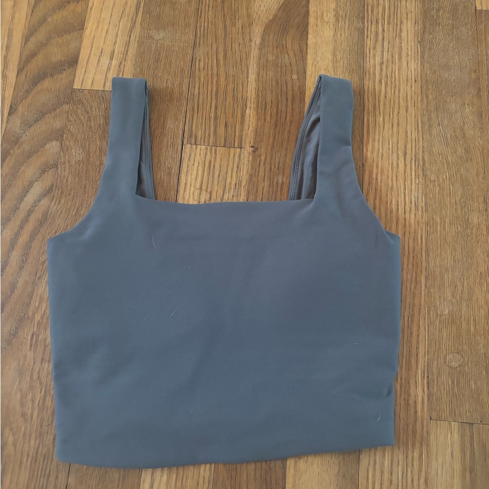 Abercrombie & Fitch Gray Crop Top
